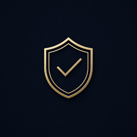 Guarantee — shield with tick