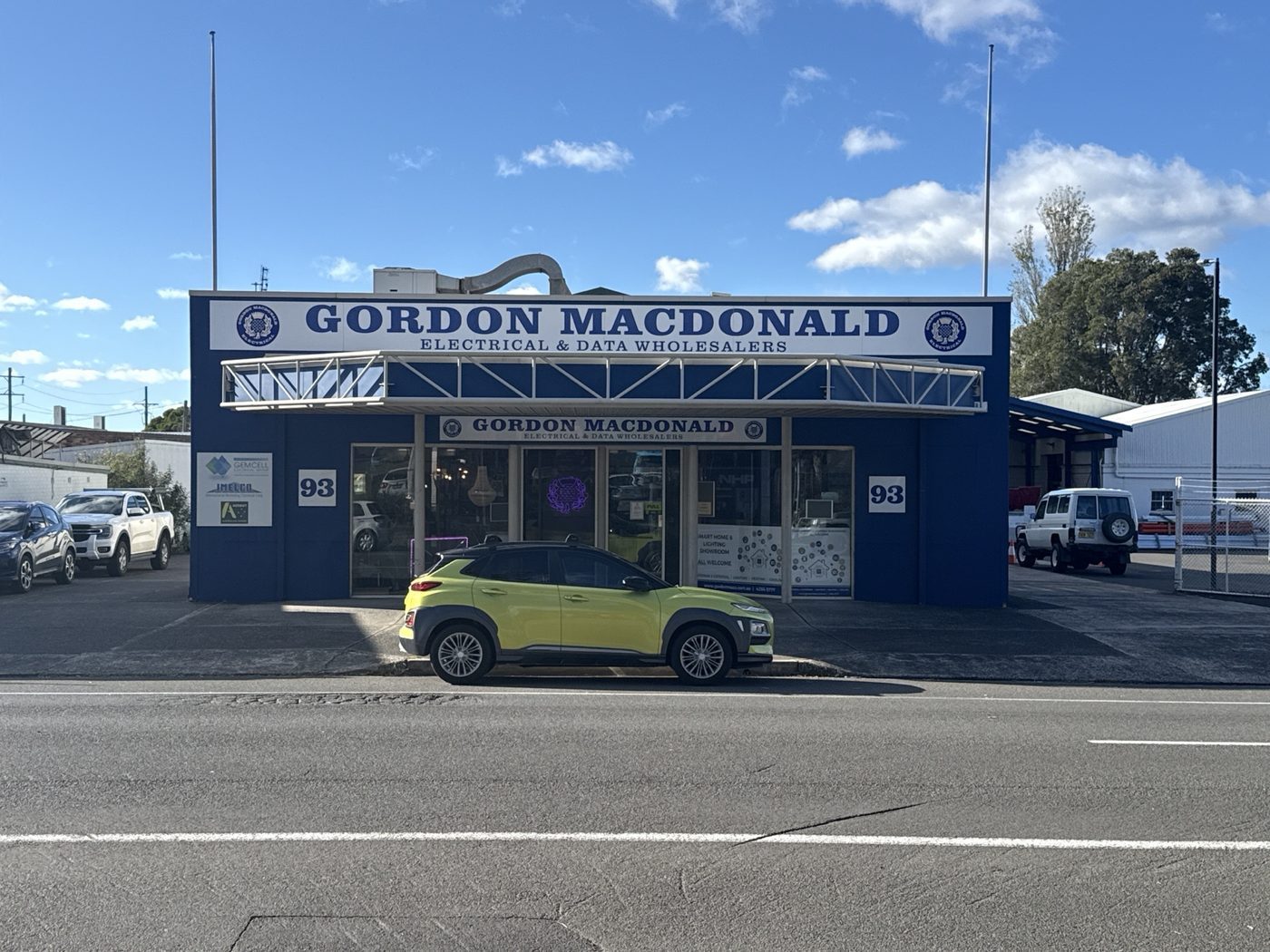 Before — the Wollongong store in its former Gordon Macdonald livery
