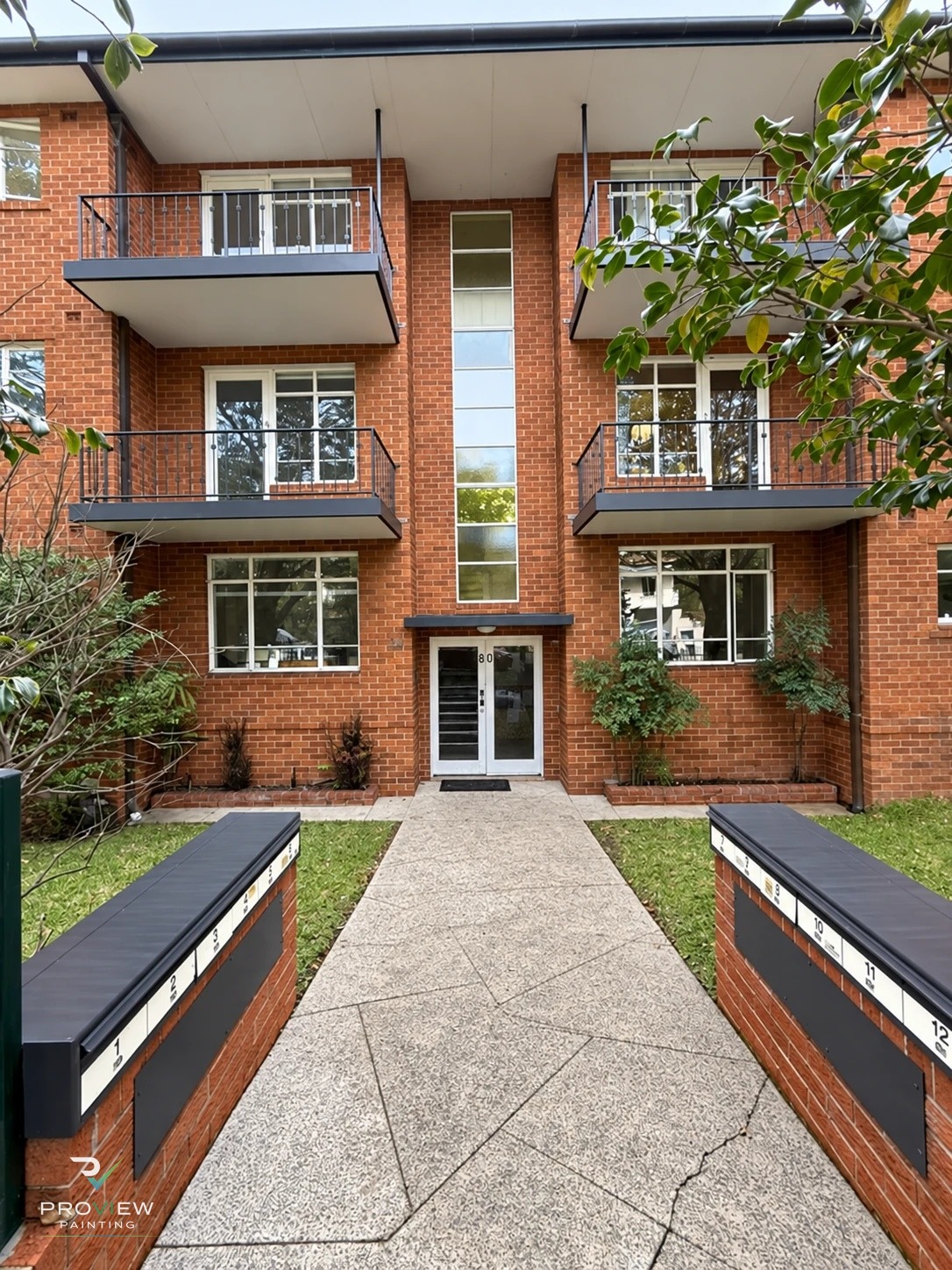 Mosman Strata Block — Common Property Repaint — Proview Painting